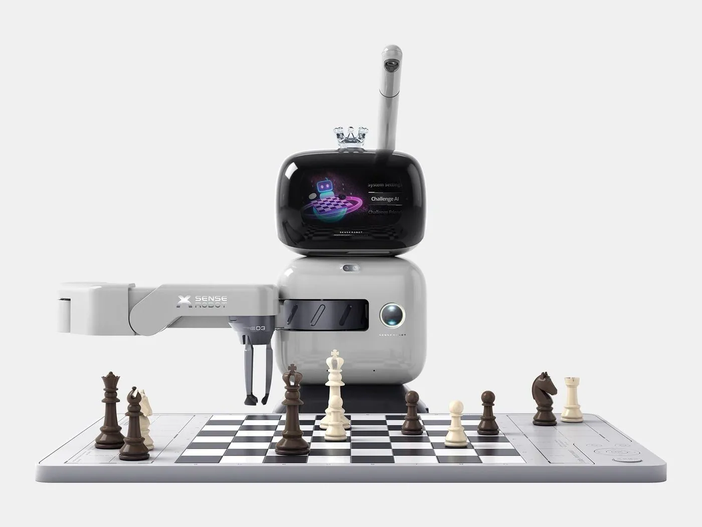 SenseRobot Chess moving physical chess pieces