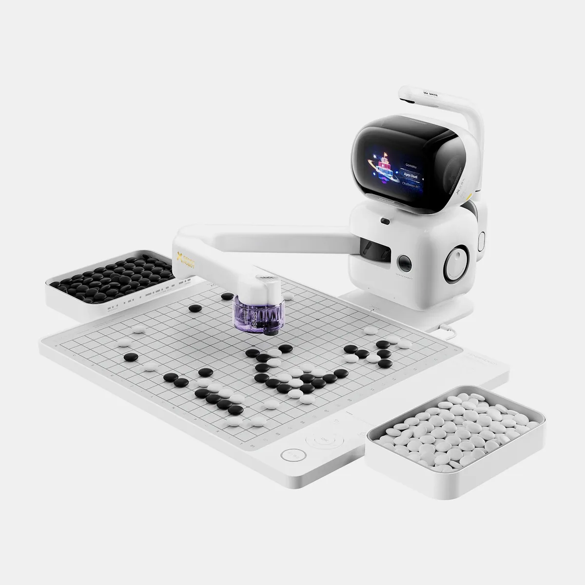 SenseRobot Go robot and Go stones